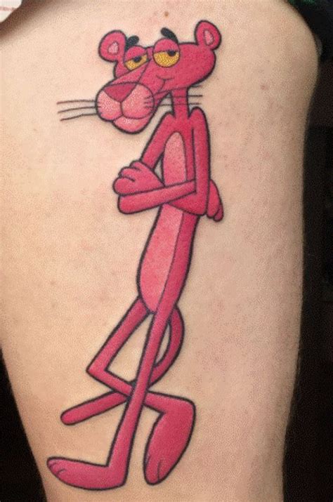 pink panther tattoo